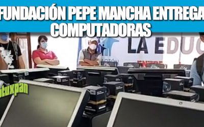 Fundación Pepe Mancha entrega computadoras