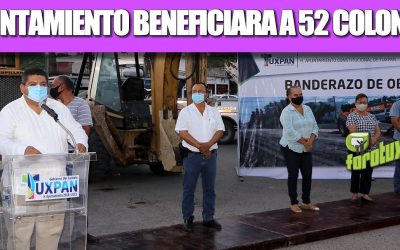 CON OTRA IMPORTANTE OBRA DE REHABILITACIÓN, EL GOBIERNO DE TUXPAN BENEFICIARÁ A 52 COLONIAS EN TRAMO ALTO LUCERO-UV