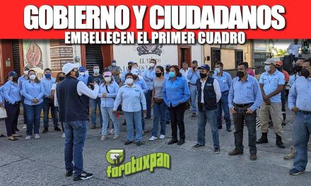 GOBIERNO Y CIUDADANOS EMBELLECEN EL PRIMER CUADRO