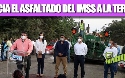 INICIA EL ASFALTADO DEL IMSS A LA TERMO