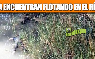 La encuentran flotando en el Río