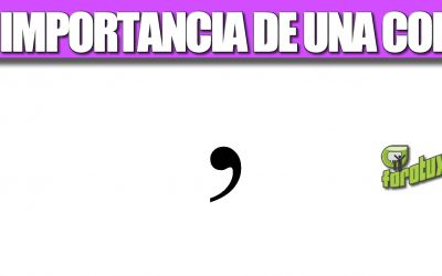 LA IMPORTANCIA DE UNA COMA