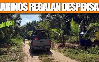 MARINOS REGALAN DESPENSAS