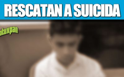 RESCATAN A SUICIDA EN EL PUENTE TUXPAN