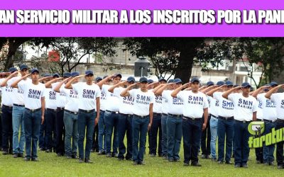 SERVICIO MILITAR SERÁ LIBERADO A TODOS LOS INSCRITOS, DEBIDO A LA PANDEMIA