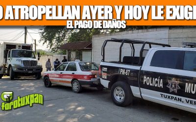 Lo Atropellan Ayer y Hoy le Exigen el pago de Daños