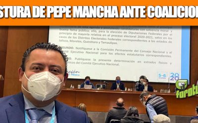 Postura de Pepe Mancha ante coaliciones