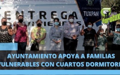 AYUNTAMIENTO APOYA A FAMILIAS VULNERABLES CON CUARTOS DORMITORIO.