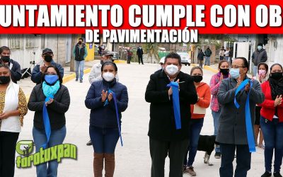 AYUNTAMIENTO CUMPLE CON OBRA DE PAVIMENTACIÓN Y NUEVO ACCESO A LA COLONIA EL ESFUERZO