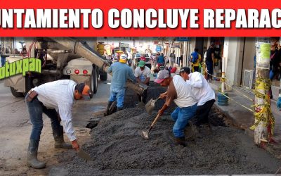 AYUNTAMIENTO CONCLUYE REPARACIÓN DE LA CALLE GENARO RODRÍGUEZ
