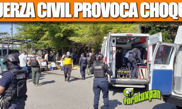 FUERZA CIVÍL provoca CHOQUE