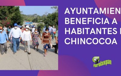 GOBIERNO DE TUXPAN BENEFICIA A HABITANTES DE CHICONCOA CON OBRAS Y ACCIONES