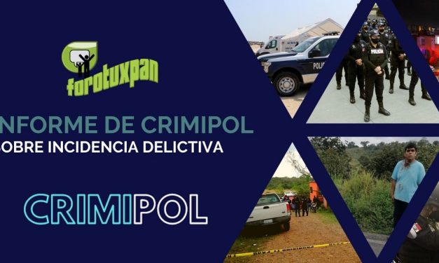 Informe de CRIMIPOL sobre incidencia Delictiva