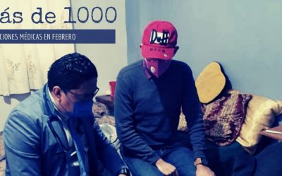 MÁS DE MIL ATENCIONES MÉDICAS EN FEBRERO