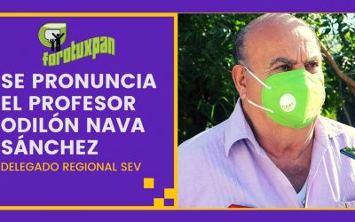Se pronuncia ODILÓN NAVA, Delegado Regional SEV