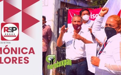 SE REGISTRA MONICA FLORES DE RSP EN BUSCA DE LA DIPUTACION FEDERAL POR EL DISTRITO 3