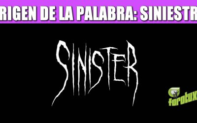 ORIGEN DE LA PALABRA: SINIESTRO