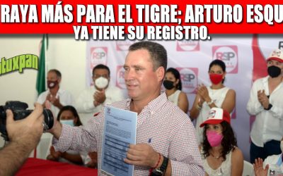 UNA RAYA MÁS PARA EL TIGRE; ARTURO ESQUITIN YA TIENE SU REGISTRO.