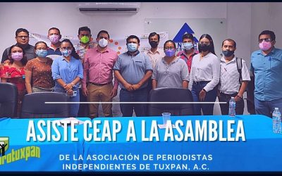 Asiste CEAPP a asamblea de periodistas en Tuxpan