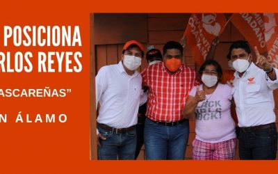 SE POSICIONA CARLOS REYES “MASCAREÑAS” EN ÁLAMO