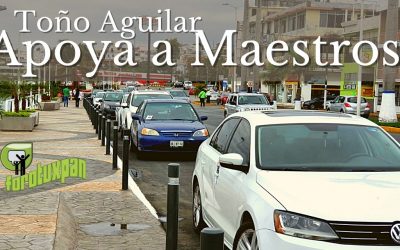 Toño Aguilar Apoya a maestros