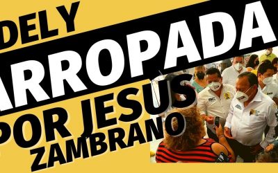 Jesús Zambrano arropa a Adely Morales
