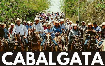 Everardo Gustin lidera cabalgata y presenta propuestas