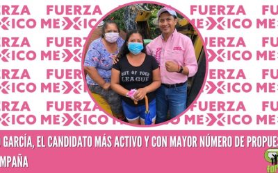 BRAULIO GARCÍA, EL CANDIDATO MÁS ACTIVO Y CON MAYOR NÚMERO DE PROPUESTAS EN ESTA CAMPAÑA