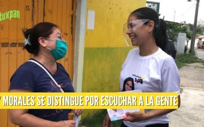ADELY MORALES SE DISTINGUE POR  ESCUCHAR A LA GENTE