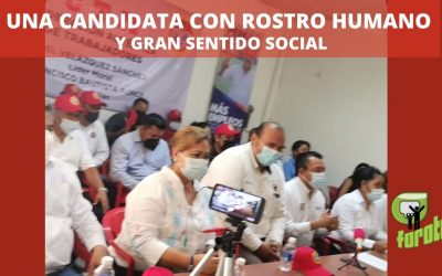 UNA CANDIDATA CON ROSTRO HUMANO Y GRAN SENTIDO SOCIAL