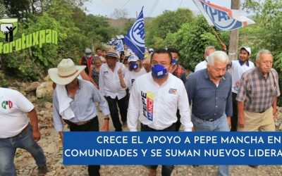 CRECE EL APOYO A PEPE MANCHA EN COMUNIDADES Y SE SUMAN NUEVOS LIDERAZGOS