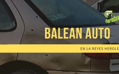Balean auto en la Reyes Heroles