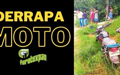 Derrapa MOTOCICLISTA en la ruta de los Kilómetros
