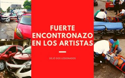 Fuerte Encontronazo en Los Artistas