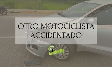 OTRO MOTOCICLISTA ACCIDENTADO