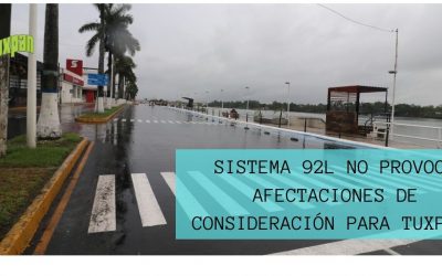 SISTEMA 92L NO PROVOCÓ AFECTACIONES DE CONSIDERACIÓN PARA TUXPAN
