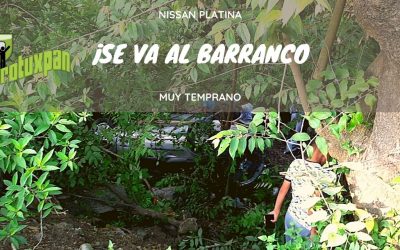 ¡Se va al barranco!