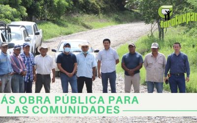 MÁS OBRA PÚBLICA PARA LAS COMUNIDADES