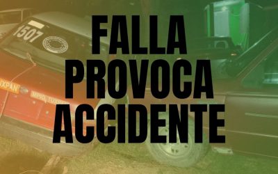 Falla PROVOCA accidente