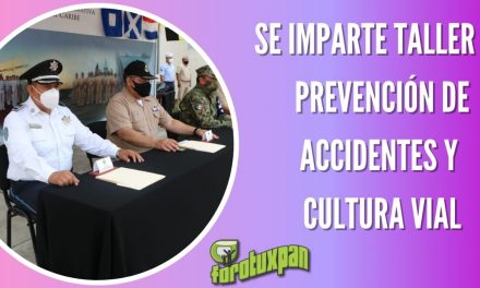 SE IMPARTE TALLER DE PREVENCIÓN DE ACCIDENTES Y CULTURA VIAL