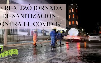 SE REALIZÓ JORNADA DE SANITIZACIÓN CONTRA EL COVID-19