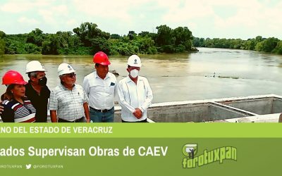 DIPUTADOS SUPERVISAN OBRAS DE CAEV