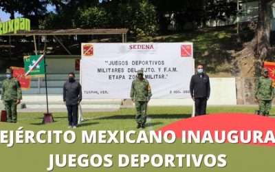 EJÉRCITO MEXICANO INAUGURA JUEGOS DEPORTIVOS