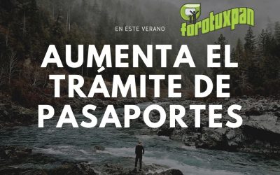 EN ESTE VERANO AUMENTA TRÁMITE DE PASAPORTES.
