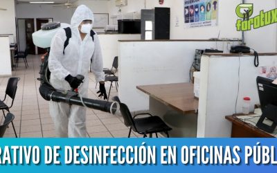 OPERATIVO DE DESINFECCIÓN EN OFICINAS PÚBLICAS