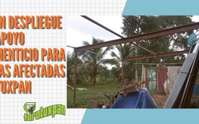 GRAN DESPLIEGUE DE APOYO ALIMENTICIO PARA ZONAS AFECTADAS EN TUXPAN