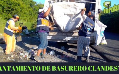 LEVANTAMIENTO DE BASURERO CLANDESTINO