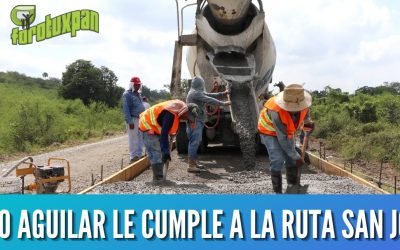 TOÑO AGUILAR LE CUMPLE A LA RUTA SAN JOSÉ