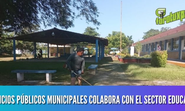 SERVICIOS PÚBLICOS MUNICIPALES COLABORA CON EL SECTOR EDUCATIVO