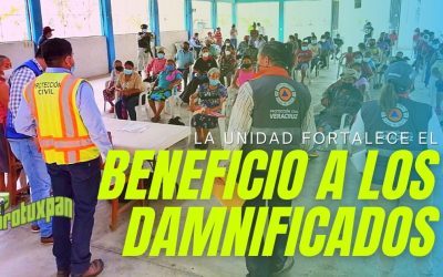 LA UNIDAD FORTALECE EL BENEFICIO A LOS DAMNIFICADOS